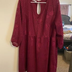 Maurice’s 2x Burgundy dress